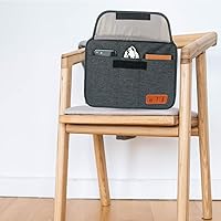 Vista 2 de Multi-Layer Electronic Organizer Bag with Tablet Pocket Portable Cable Storage Pouch for Travel Impact and Dust Resistant Digital Accessories Case