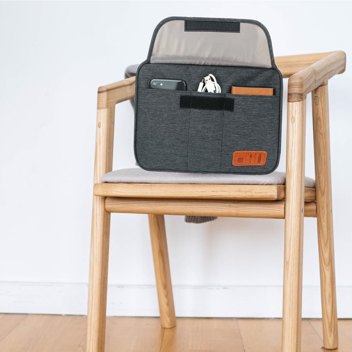 Bolsa de Almacenamiento Digital de Doble Capa Estuche Organizador Electrónico Mediano Negro Funda para Cables y Accesorios Adecuado para Viajes y Protección contra Polvo y