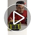 Image of Portronics Vayu Air Pro 5-in-1 Portable Tyre Inflator, Corded & Cordless, Inflate & Deflate, 5W USB Output, 150 PSI, 6000mAh Battery, Auto Shut-Off, LED Display, for Car, Bike & Inflatables (Green)