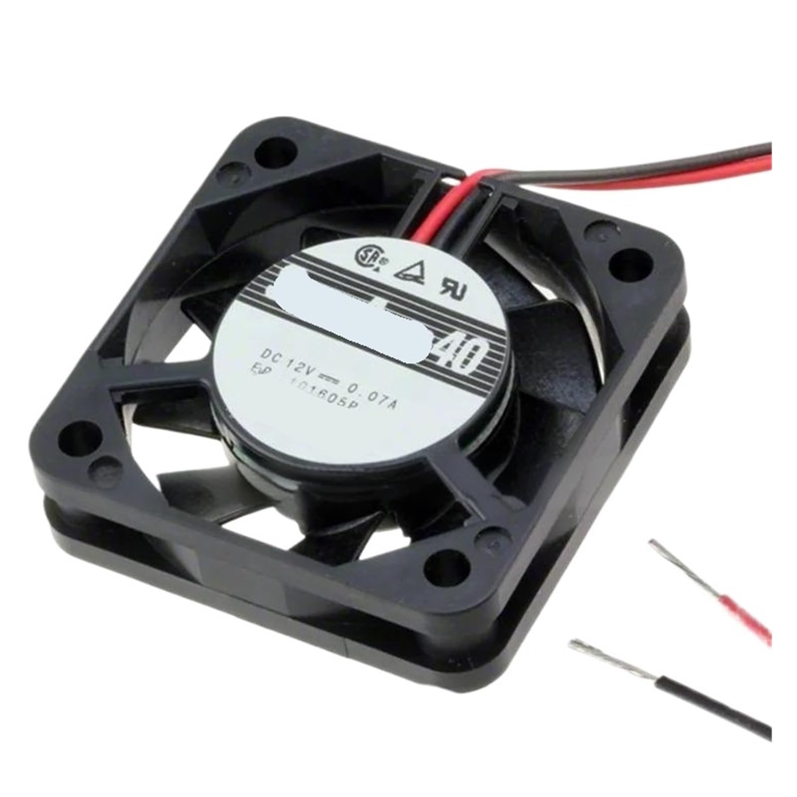 Lzikkgki One Color 109P0412h902 12Vdc Fan 40X40x10mm 840W 2Wire 6200Rpm