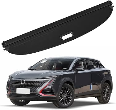 XhuangTech Retractable Cargo Cover Compatible With CHANGAN CS55 Plus/UNI-T 2020-2025/CS75 Plus Rear Trunk Cargo Cover Luggage Security Shielding Shade Waterproof Trunk Cover CHANGAN UNI-T