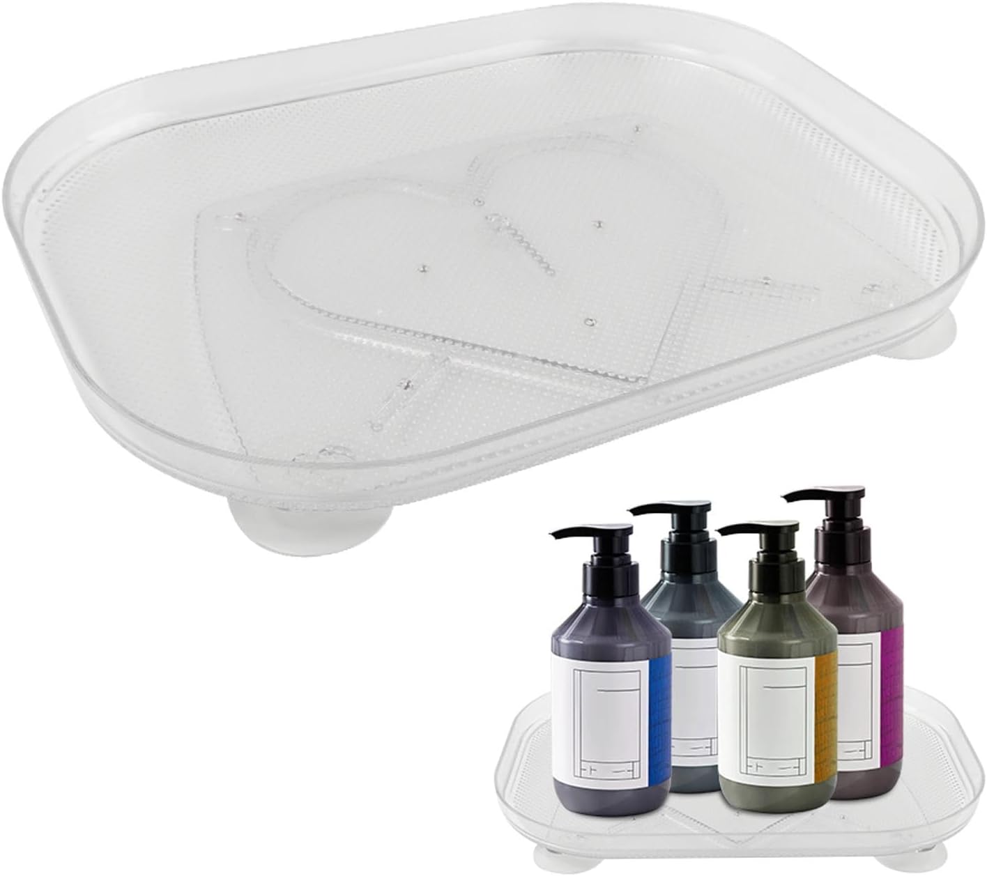Amazon.com - Turntable Organizer, Rectangle Turntable for Refrigerator ...