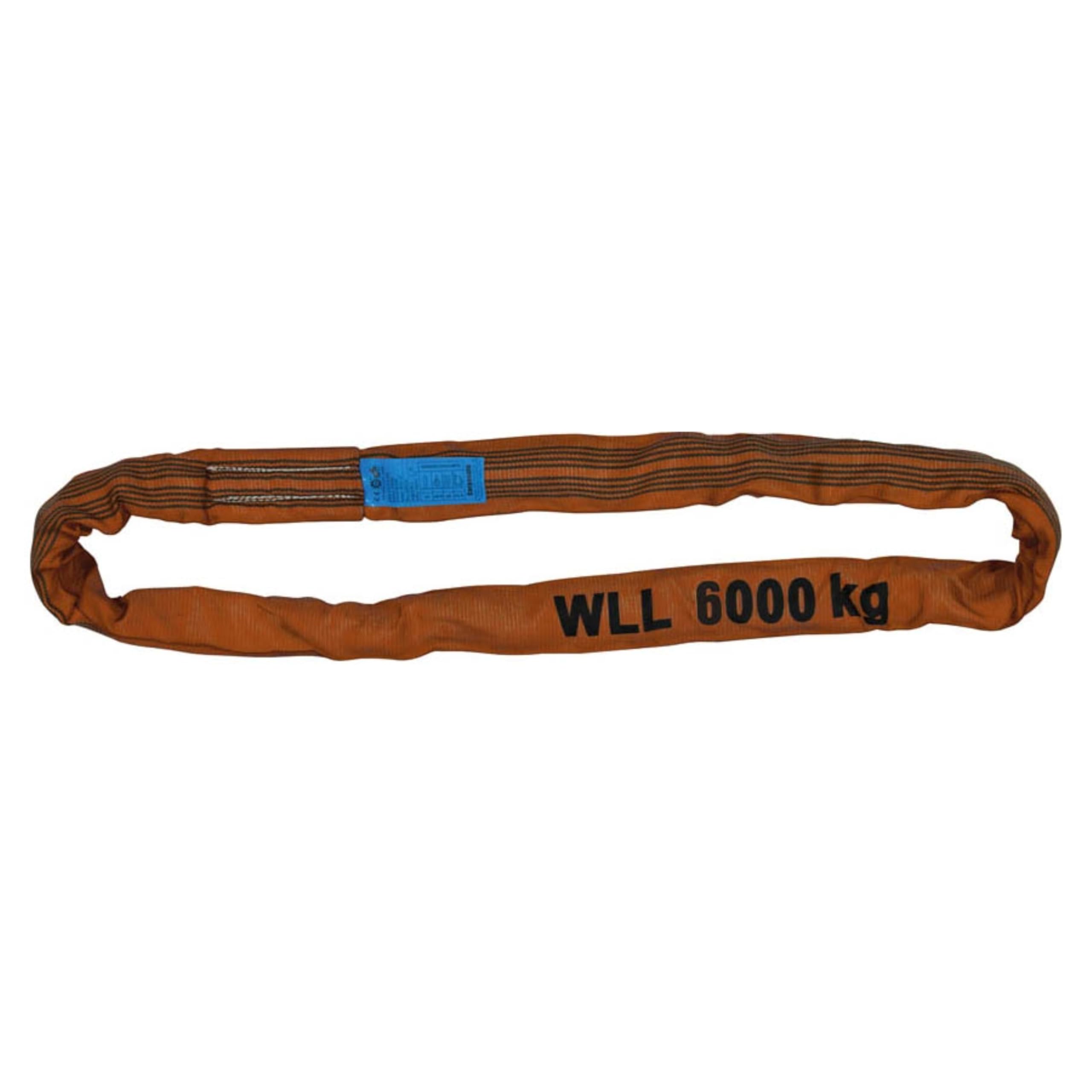 PETEX WLL 47206306 Round Sling 6,000 kg Length 3 m Circumference 6 m Brown