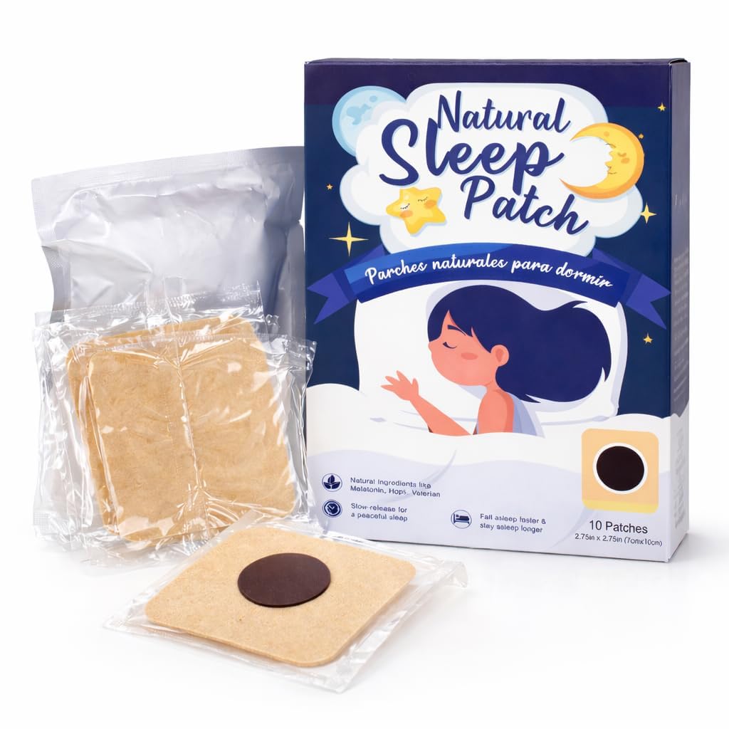 Kartigo Pack Of 1 | 10 Pcs Melatonin Sleep Patches | Slow-Release Overnight Sleep Support Patches with Melatonin, Valerian & Hops | Adhesive Wellness Patches | Travel-Friendly-image-3