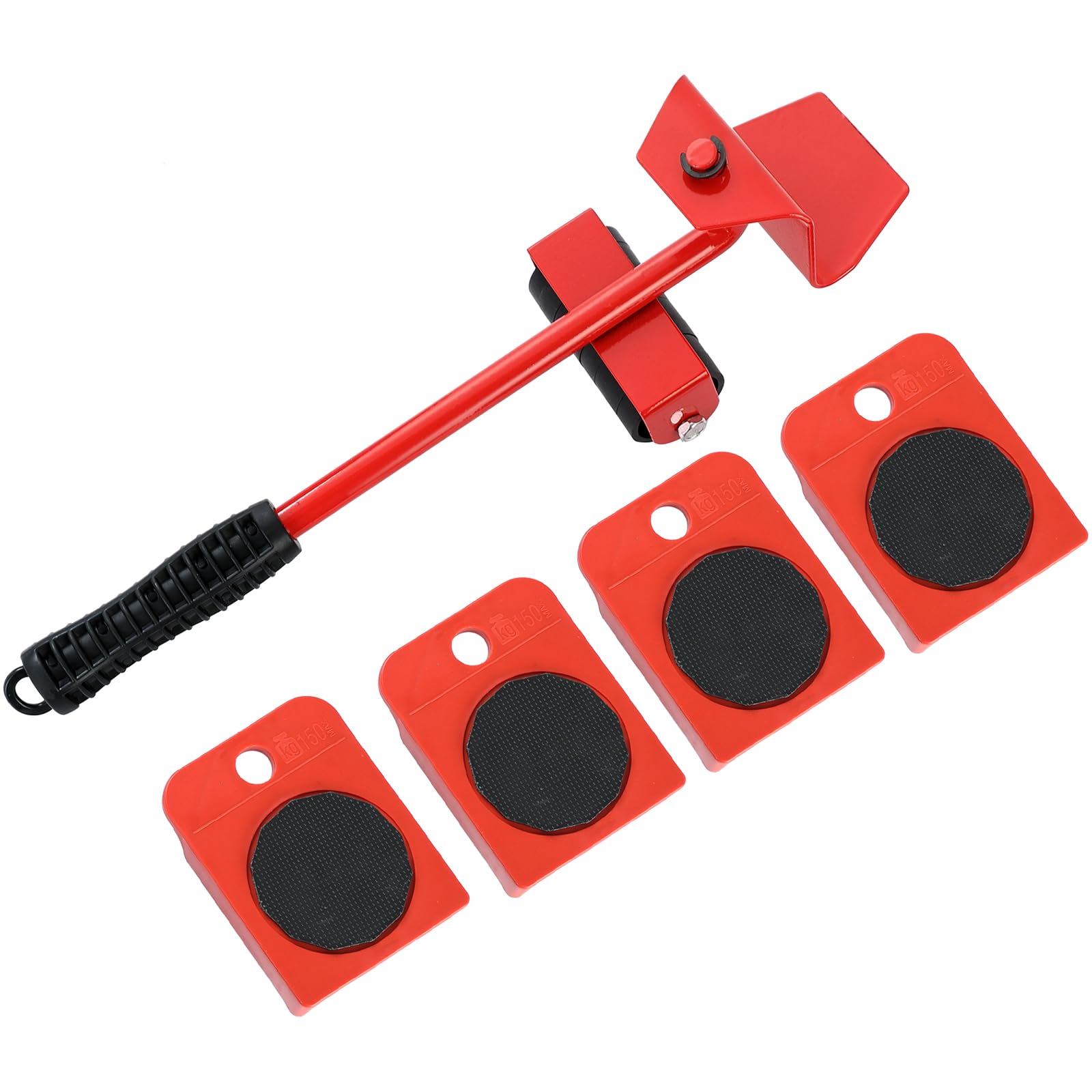 DASBET Furniture Lifter 5 Pack Furniture Mover Furniture Slider Kit 150 KG/330 LBS Capacity, Heavy Duty Furniture Roller Mover Tool with 360 Degree Rotatable Pads