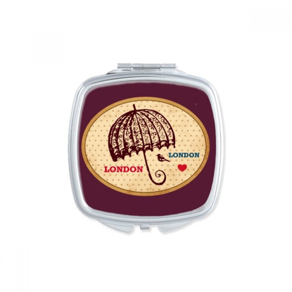 Miroir de maquillage nomade au style UK London idéal pour vos déplacements quotidiens