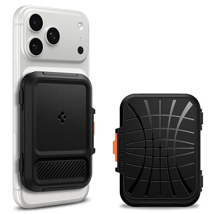 Spigen Lock Fit (Magfit) Magnetic Card Holder up to 6 Cards, Unisex Hardshell Magsafe & Pixelsnap Wallet Case Compatible with iPhone 17/16/15/14/13/12 Models, Pixel 10 Series - Black | For iPhone 17/16/15/14/13/12, Pixel 10 Series, Magnetic Cases, Pixelsnap, Heavy Duty Protective price history chart and lowest price