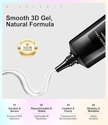 Miniatura 2 de Polvo de uñas cromado, blanco y amarillo cromado para arte de uñas, gel duro no pegajoso con polvo para uñas, arte en casa y bricolaje