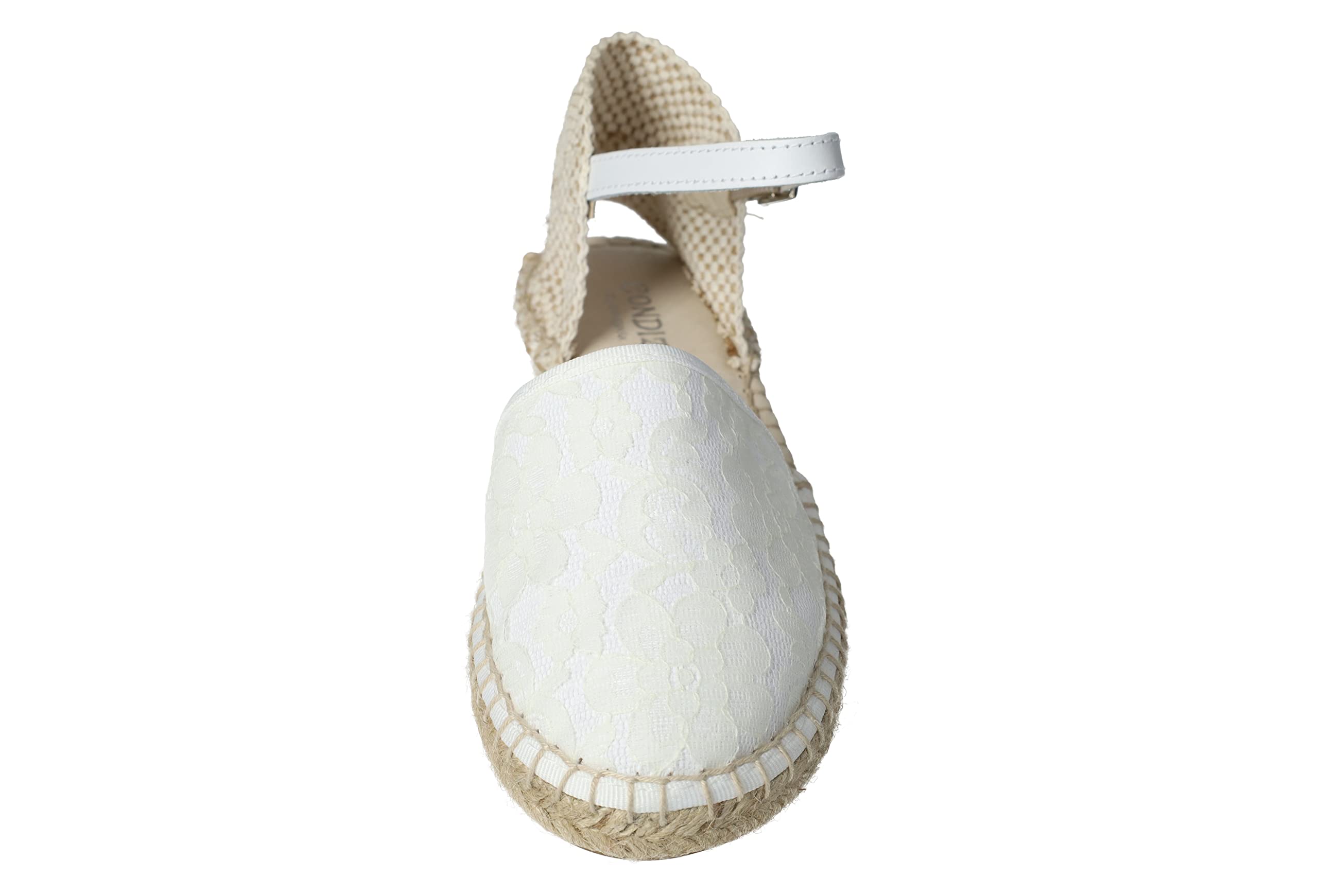 MADE IN SPAIN 223 Alpargatas ESPARDEÑAS para COMUNIÓN o Ceremonia de Lona Blanca con Flores pegadas Beig de Maredas Espadrilles Hechas en Caravaca de la Cruz, España NIÑA Zapato COMUNIÓN