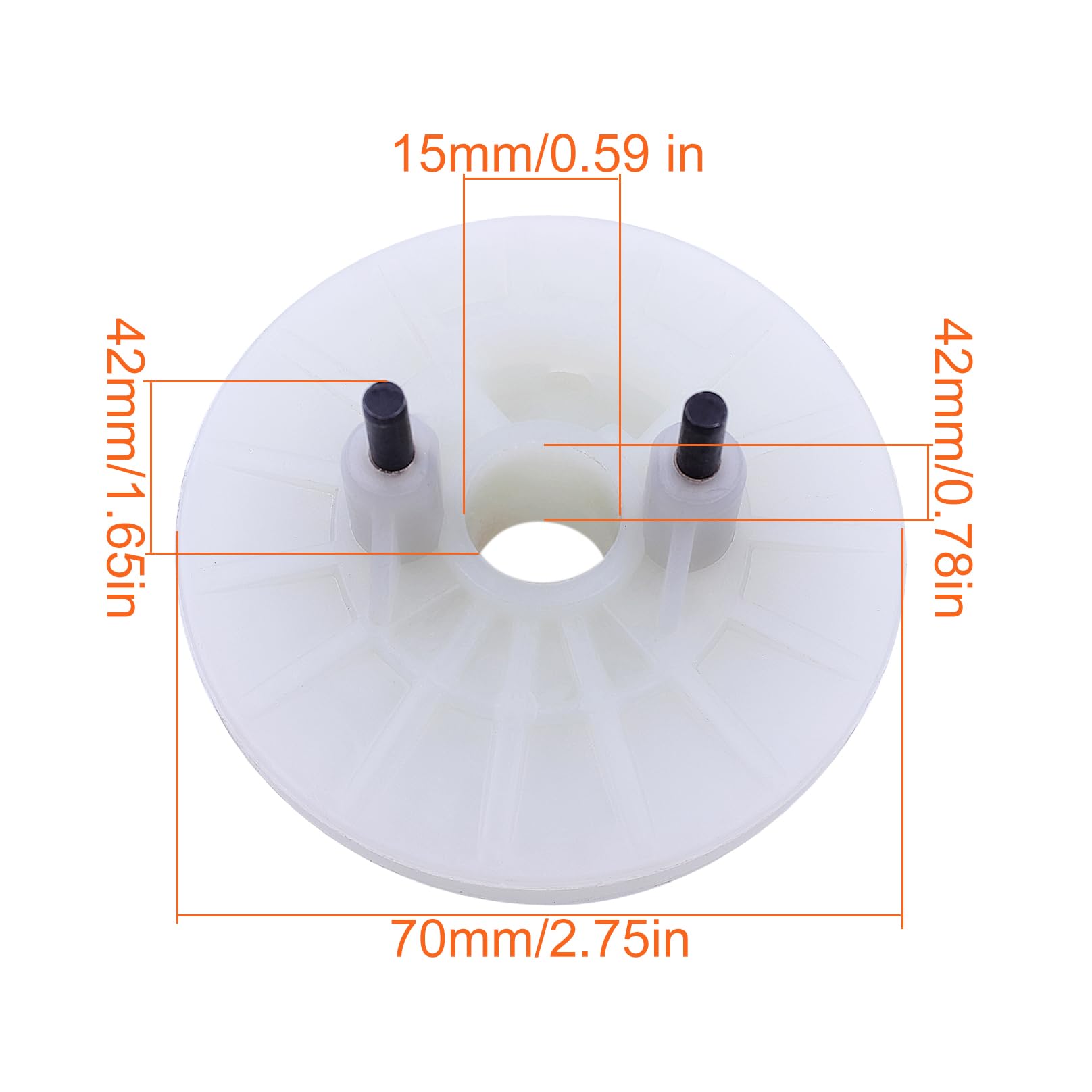 PULEGGIA AVVIAMENTO HUSQVARNA T525 587875801 - Foto 10