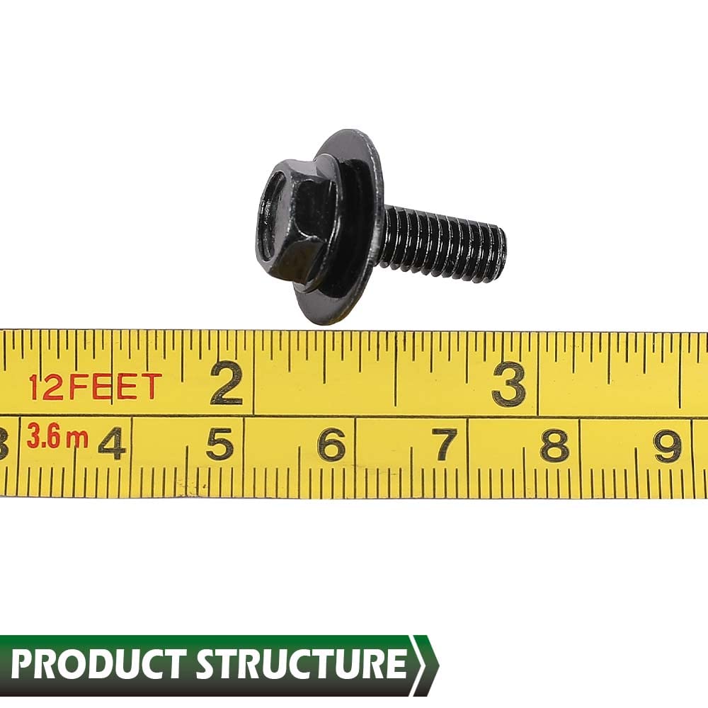 Retro-otive Fender Bolts & U Clips 20-Piece Set In Black Phosphate - Foto 2