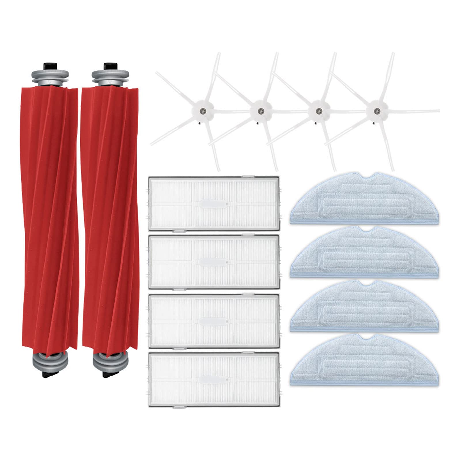 ZEPFJHE HEPA Filter Sweeper Side Brush Roller Brush Mopping Pads for, T7S, T7SPlus Sweeping Robot Part Side Replacement