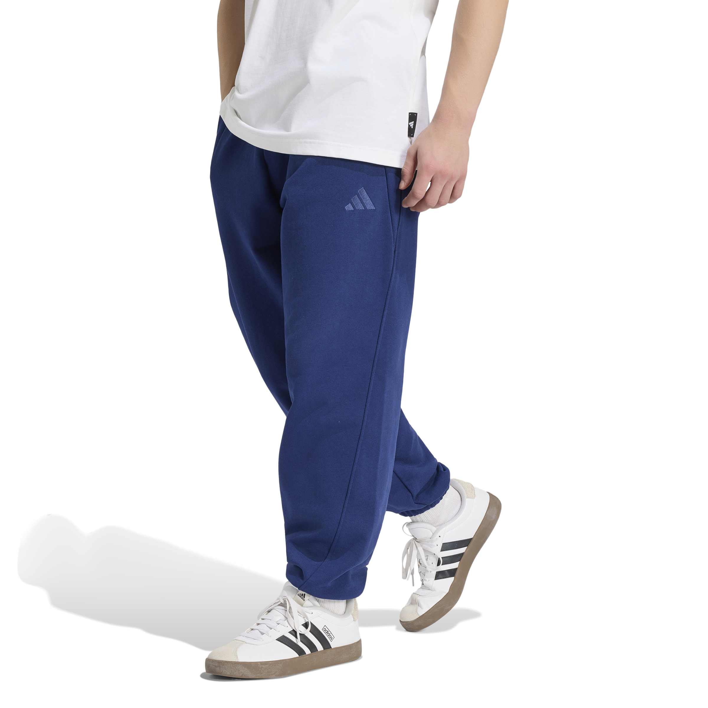 Mens Kit Small Logo Regular Cuffed Pants Casual - Black