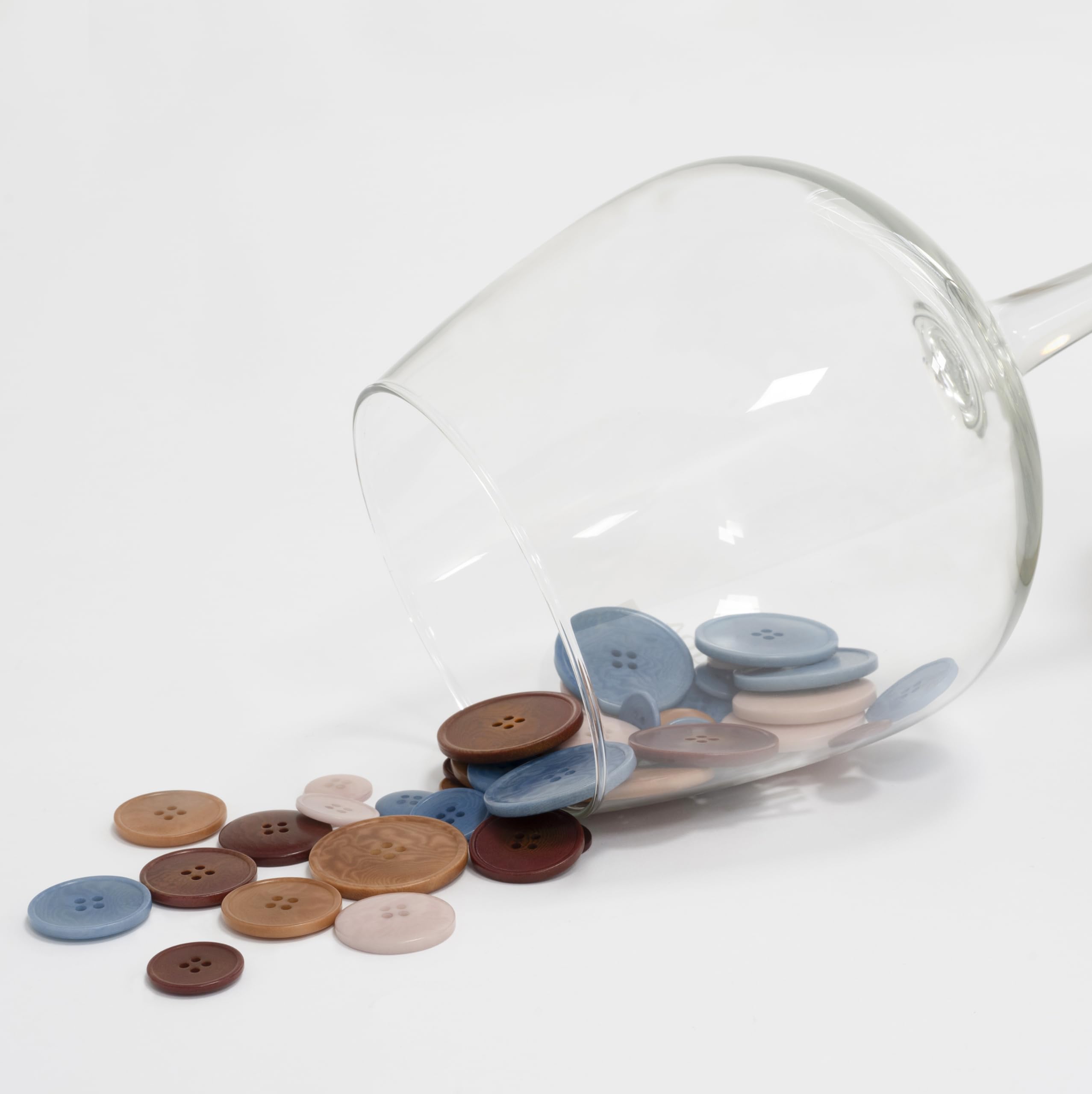 Lot De 10 Boutons à Coudre Ronds 20x4 Mm à 4 Trous 32L L32