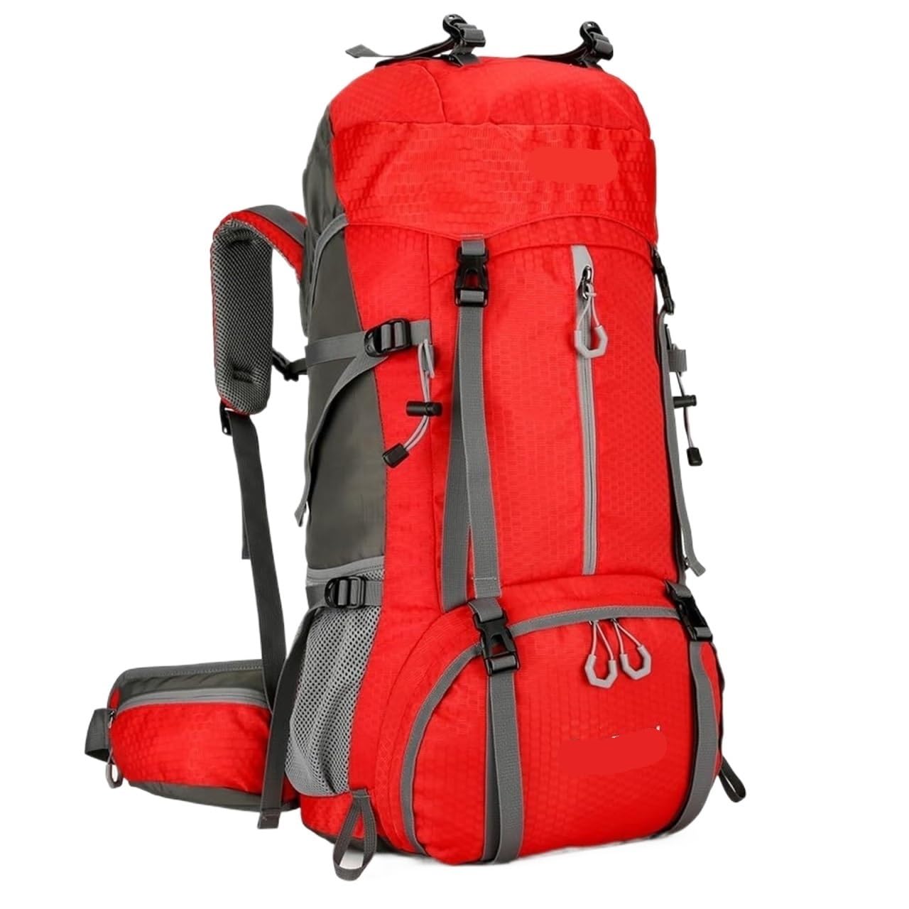 Plecak Turystyczny Plecak Trekkingowy 60L Plecak Turystyczny Plecak Turystyczny Dla Mężczyzn Wspinaczka Na Świeżym Powietrzu Torba Alpinistyczna(Rot)