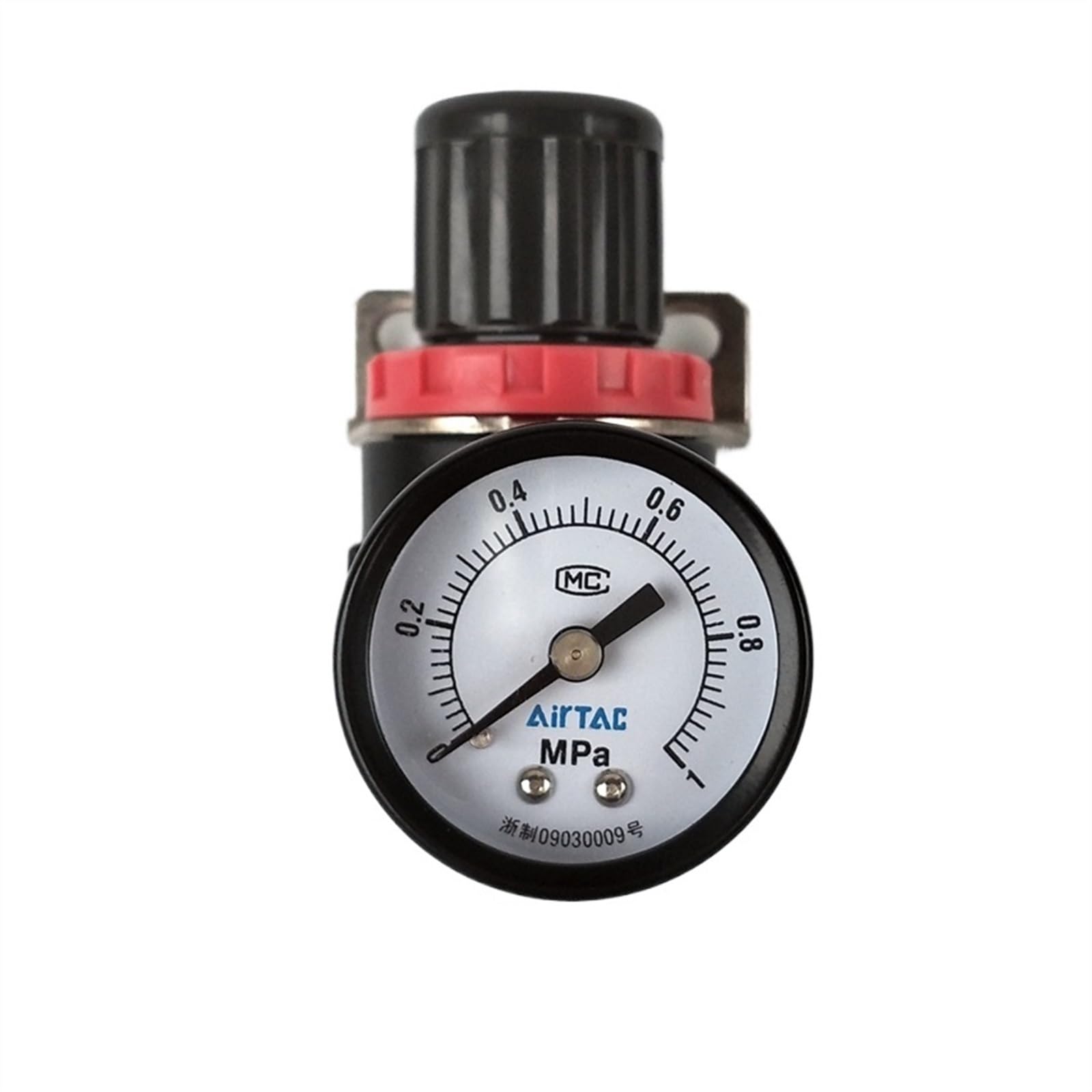 Manomètre de pression compresseur d'air avec filetage 1/4 robuste AR2000