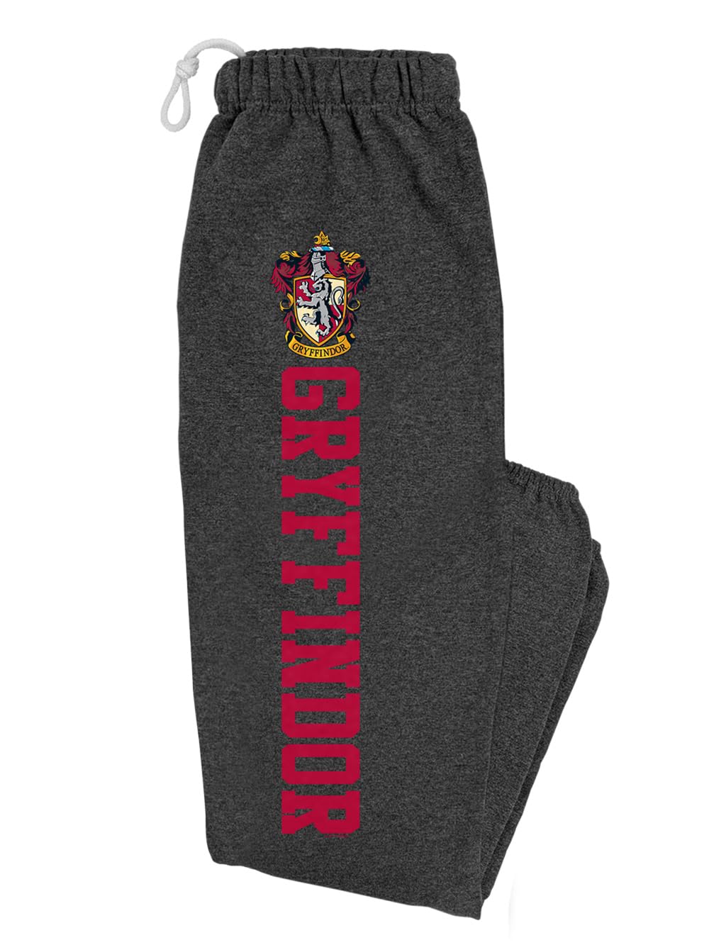 Harry Potter Houses Crest Unisex Jogger Sweatpants for Men and Women Collection: Small Gryffindor Collegiate