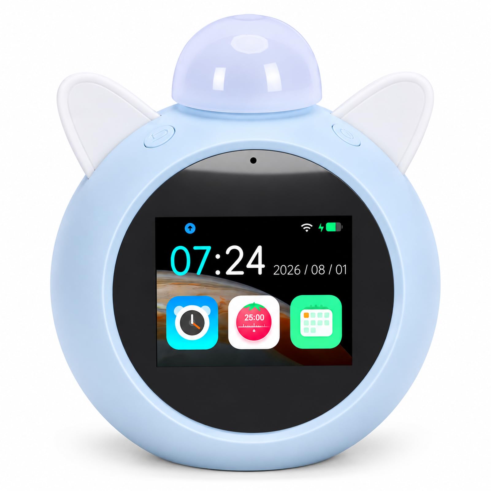 Denash KI-Wecker, Intelligente Sprechende Uhr mit Schlafgeräuschen und