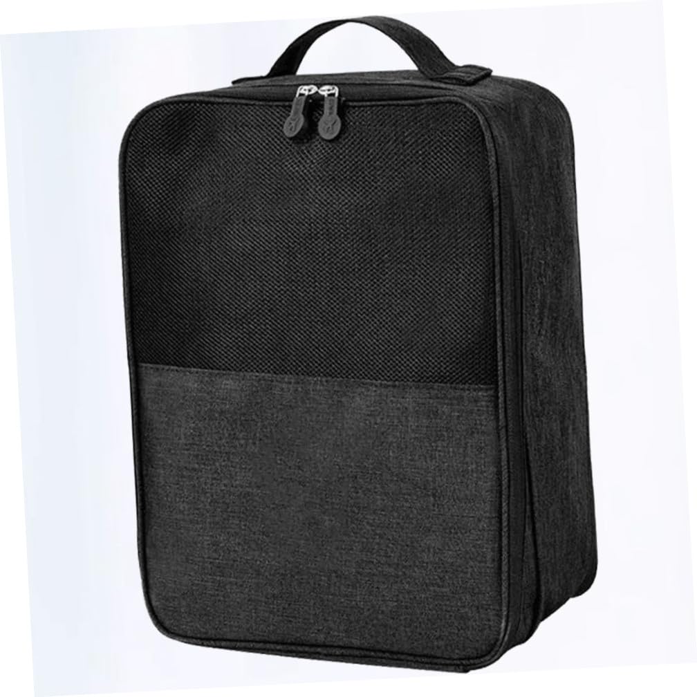 Borsa Porta Scarpe da Viaggio Nero, Organizer Comodo e Multifunzionale Grande Capacità, per Trasporto e L'ordinamento delle Scarpe