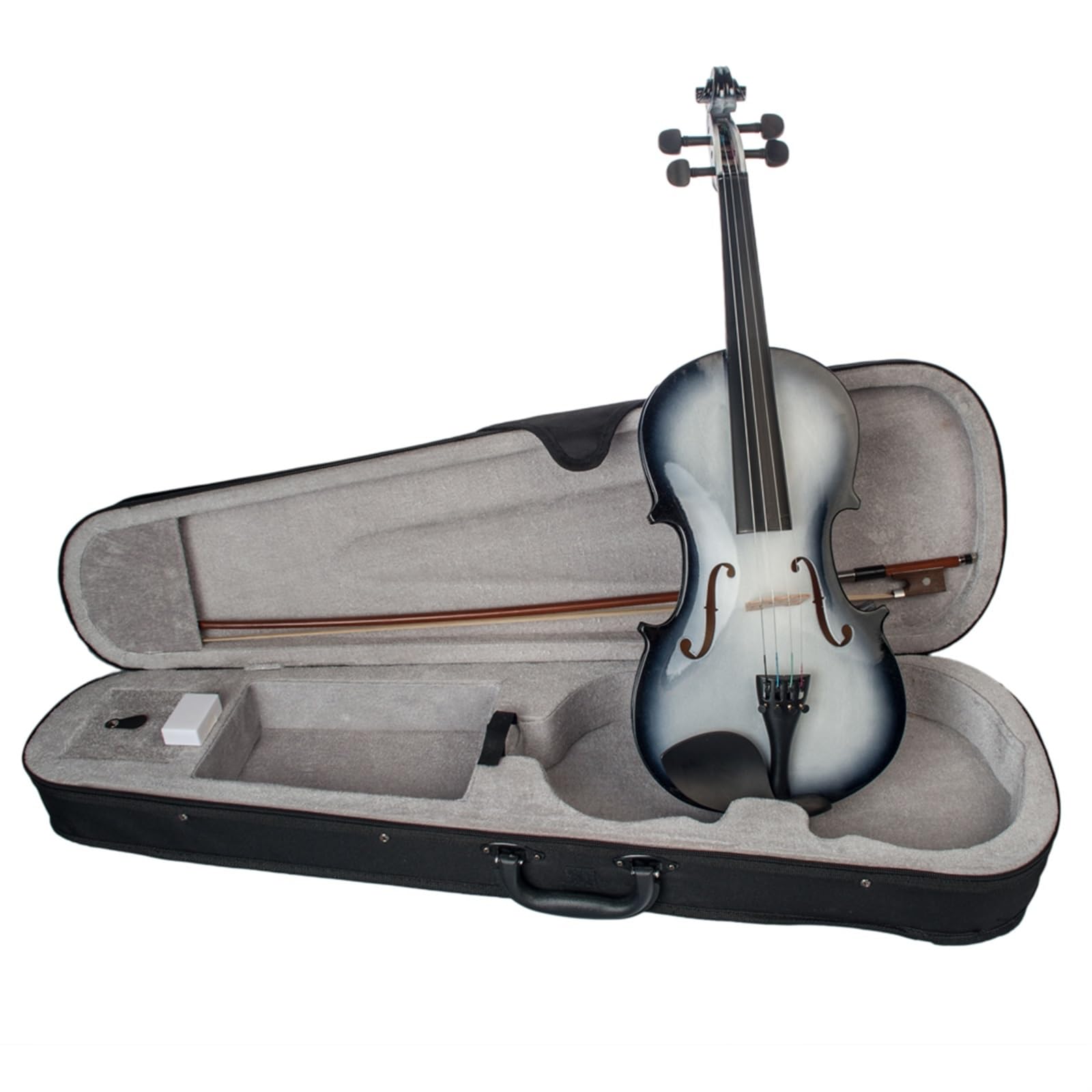 Violino Set Kit Violino Acustico 1/2 1/8 1/4 3/4 Lucido Con Custodia Per Archetto Per Principianti(1/8)