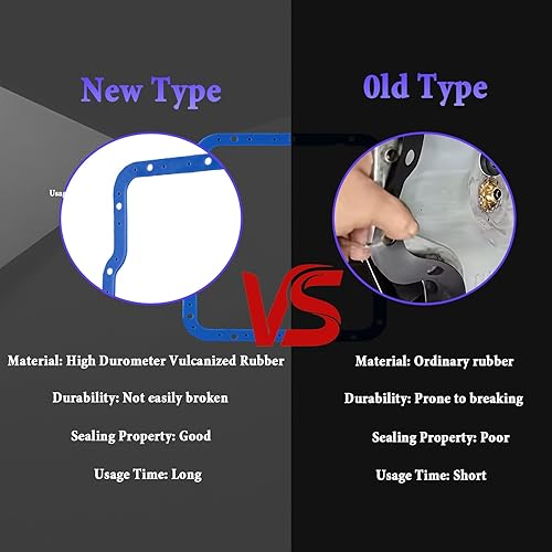 Miniatura 4 de 93100 Transmission Oil Pan Gaske para Powerglide, se adapta a Moroso 4200042001 sartenes, no necesita sellador