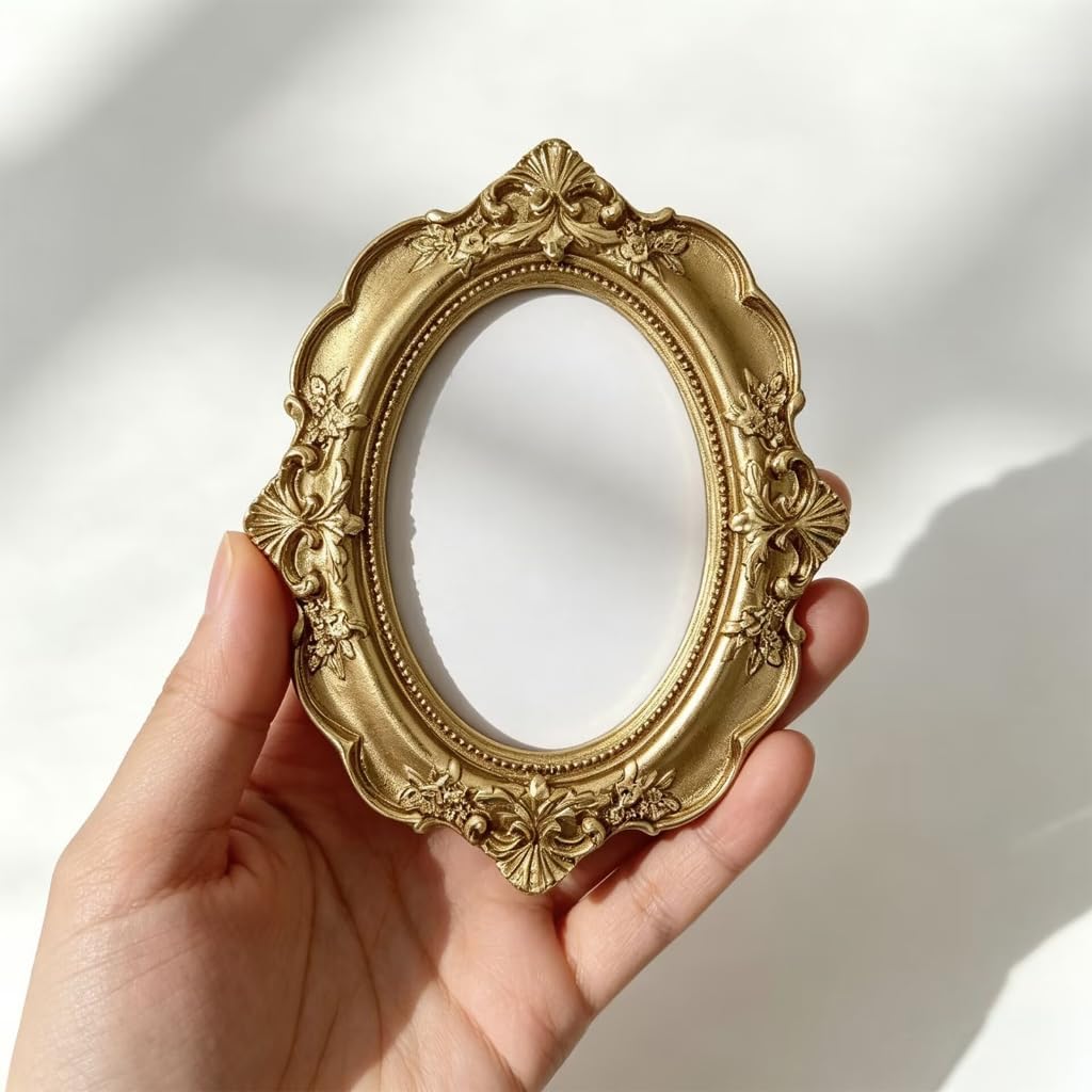 5 Piece Resin Photo Frame Retro Decorative Set of 5 for Home Decors