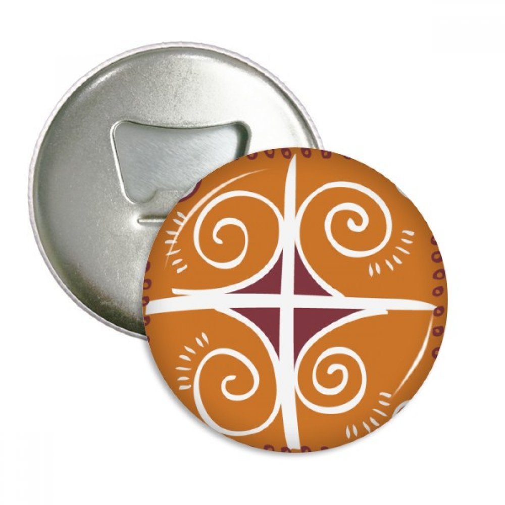 Badge bouton et décapsuleur Mexique Totems pour ne plus chercher vos clés