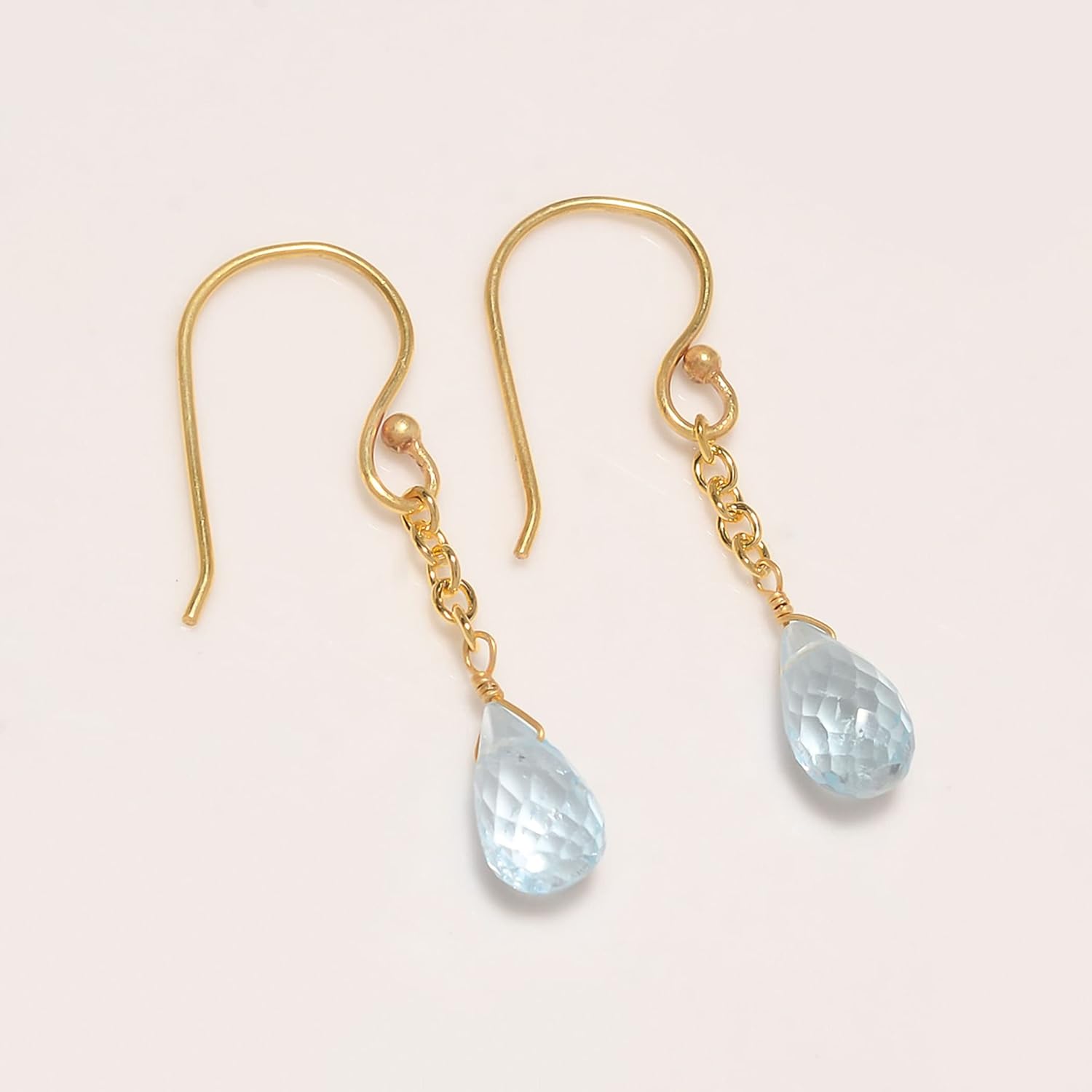 Handmade Earrings 925 Silver Drop Dangle for Girls Smoky Topaz gemstone