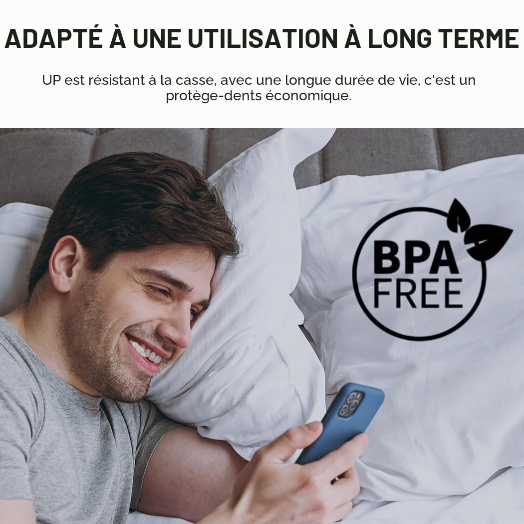 KOHEEL Ultra Mince Gouttière Dentaire protège dents, Stoppe Le Bruxisme, Facile à façonner, empêcher le grincement des dents, bon pour le sommeil
