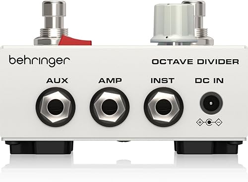 Miniatura 2 de Behringer Pedal de efecto octava para guitarra, divisor plateado