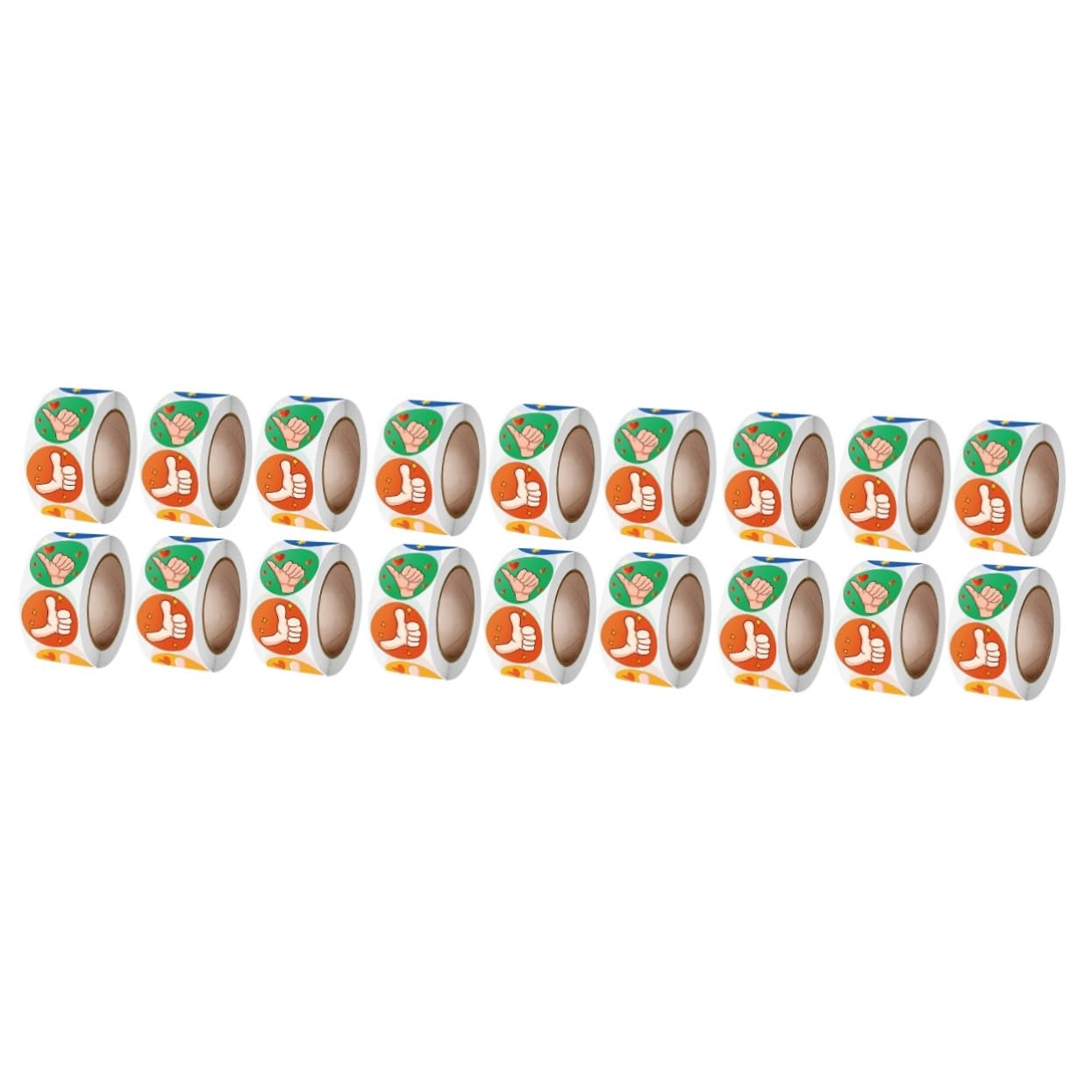 SHINEOFI 18rotoli Adesivi Ricompensa Per Stickers Thumb up Per Insegnanti e Etichette Incentive Creative e Motivazionali Per Abbigliamento e Scolastici