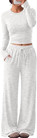 Trendy Queen Women's 2 Piece Fall Fashion Lounge Set with Pockets