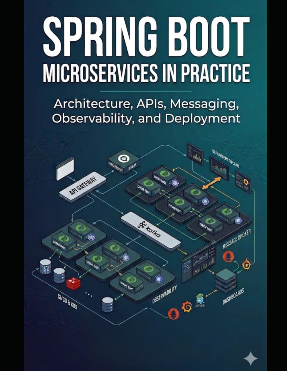 Spring Boot Microservices in Practice: Architecture, APIs, Messaging, Observability, and Deployment
