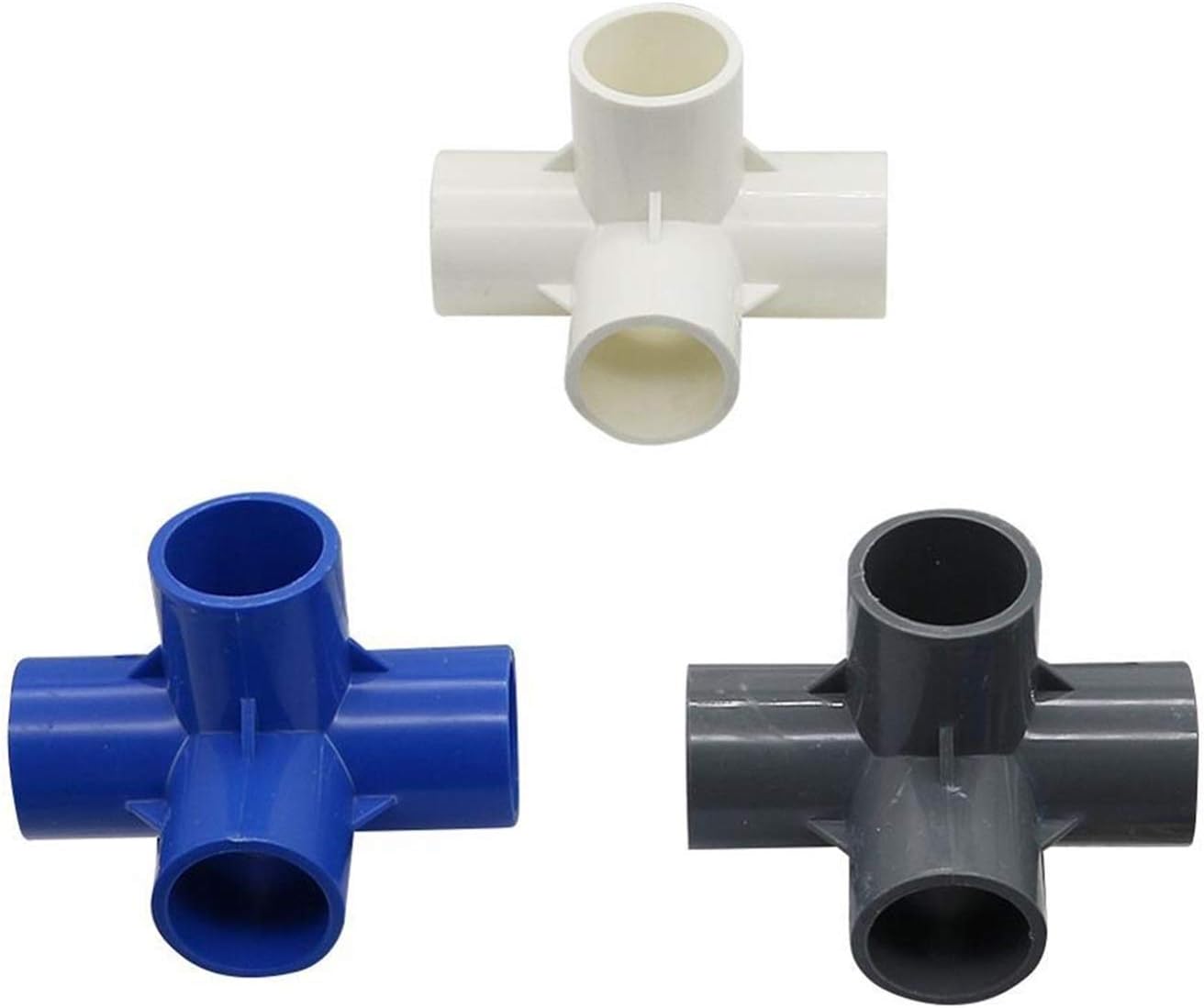 Hose Connector Adapter Garden Inner Diameter 32Mm Three-Dimensional Pvc Water Pipe Connector 3D Three-Way Three-Way Five-Way Equal Diameter Pipe Adapter Water Tank Drainage Accessories/Green