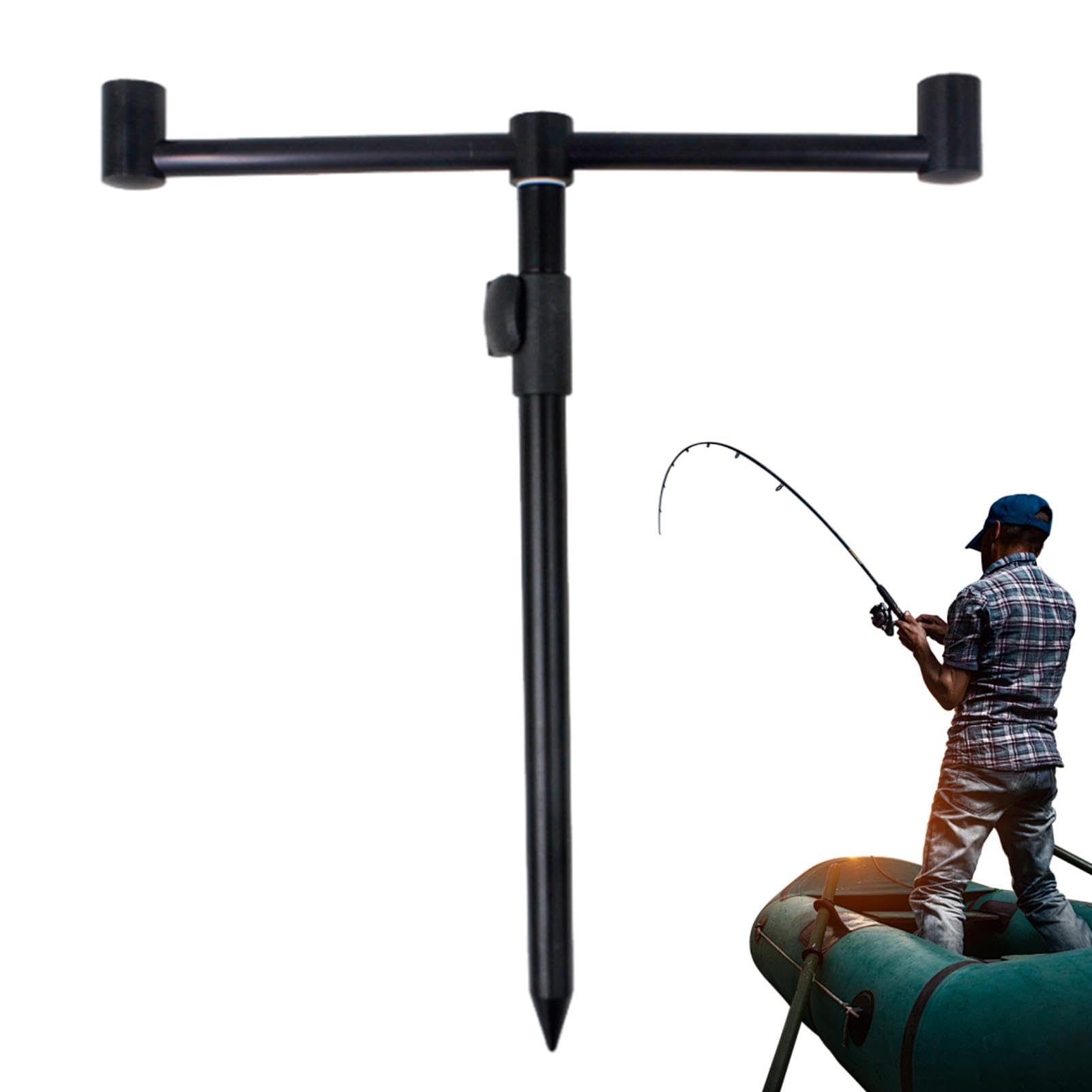 Bite Alarms for Fishing Poles Rod Stand Rack, Bite Alarm Bar, Bank Rod
