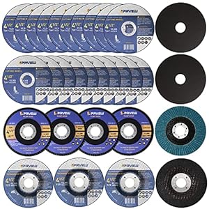 PRVEW 27-teiliges Winkelschleifer Scheiben Set