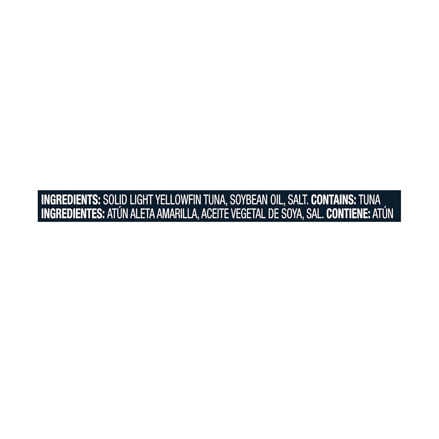 Van Camp's Seafood Solid Light Yellowfin Tuna in Oil, 5 oz. Can (Pack of 48), Wild Caught Canned Tuna