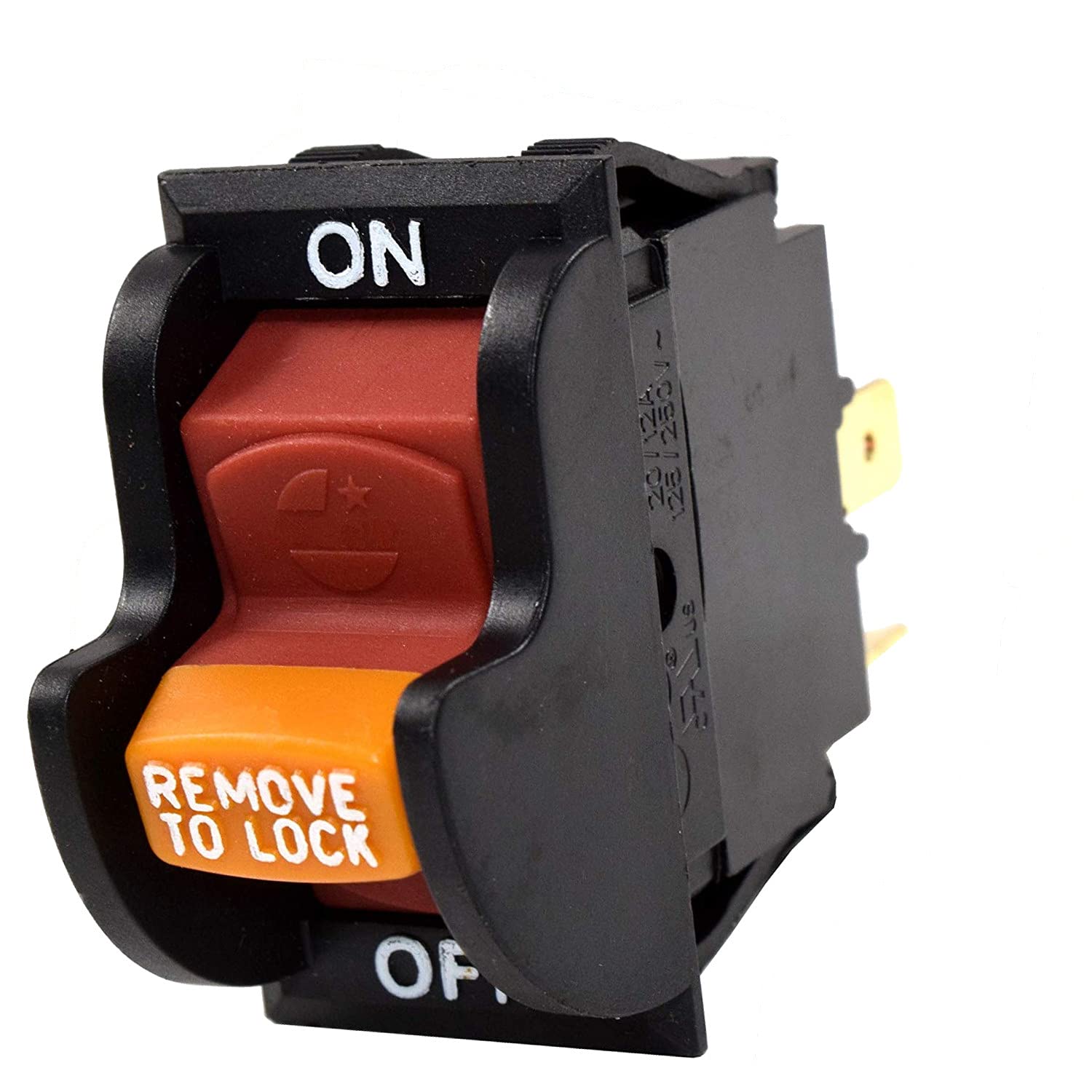 HQRP On-Off Toggle Switch for Ryobi 089015001705, 452020007, 080015001640, 89015001705, 089015001705, BTS10, BTS10S, BTS12S Power Tools, Planer, Band Saw, Grinder