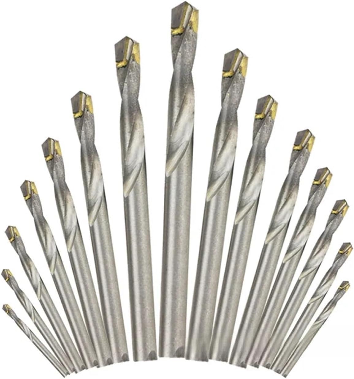 Carbide Drill Bits With Tungsten Steel Straight Shank Drill Bits Are Used For Steel Iron Aluminum Alloy Ceramic Tiles(10pcs 4mm)