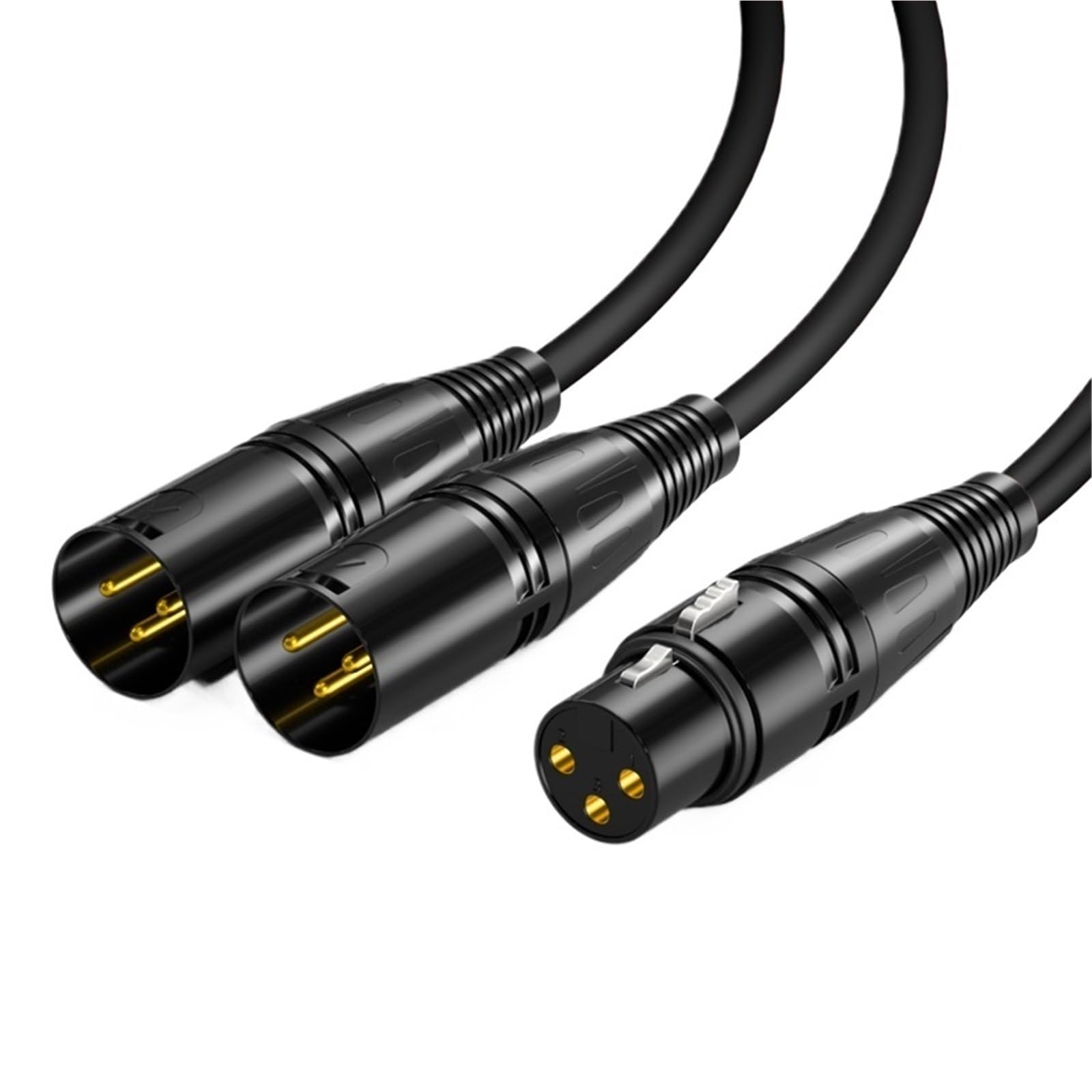 Cavo Audio XLR 1 a 2 XLR Femmina a 2 XLR Maschio a 2 XLR Femmina Cavo 0,5 m 1 m 2 m 3 m 5 m 8 m(Male to 2 Female,3m)