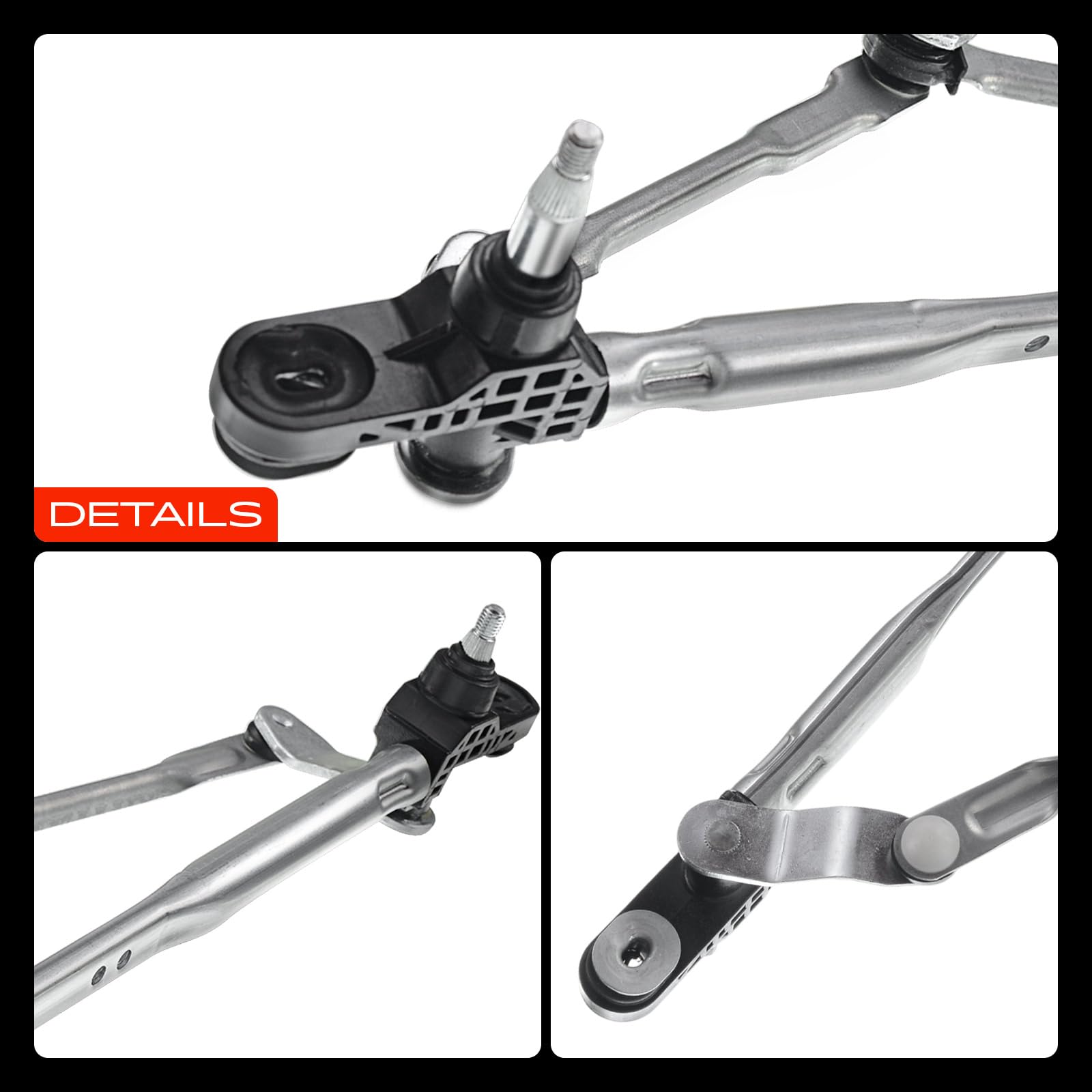 Frankberg Collegamento tergicristallo collegamento tergicristallo 46804522 | senza motore, davanti; Compatibile con: 169