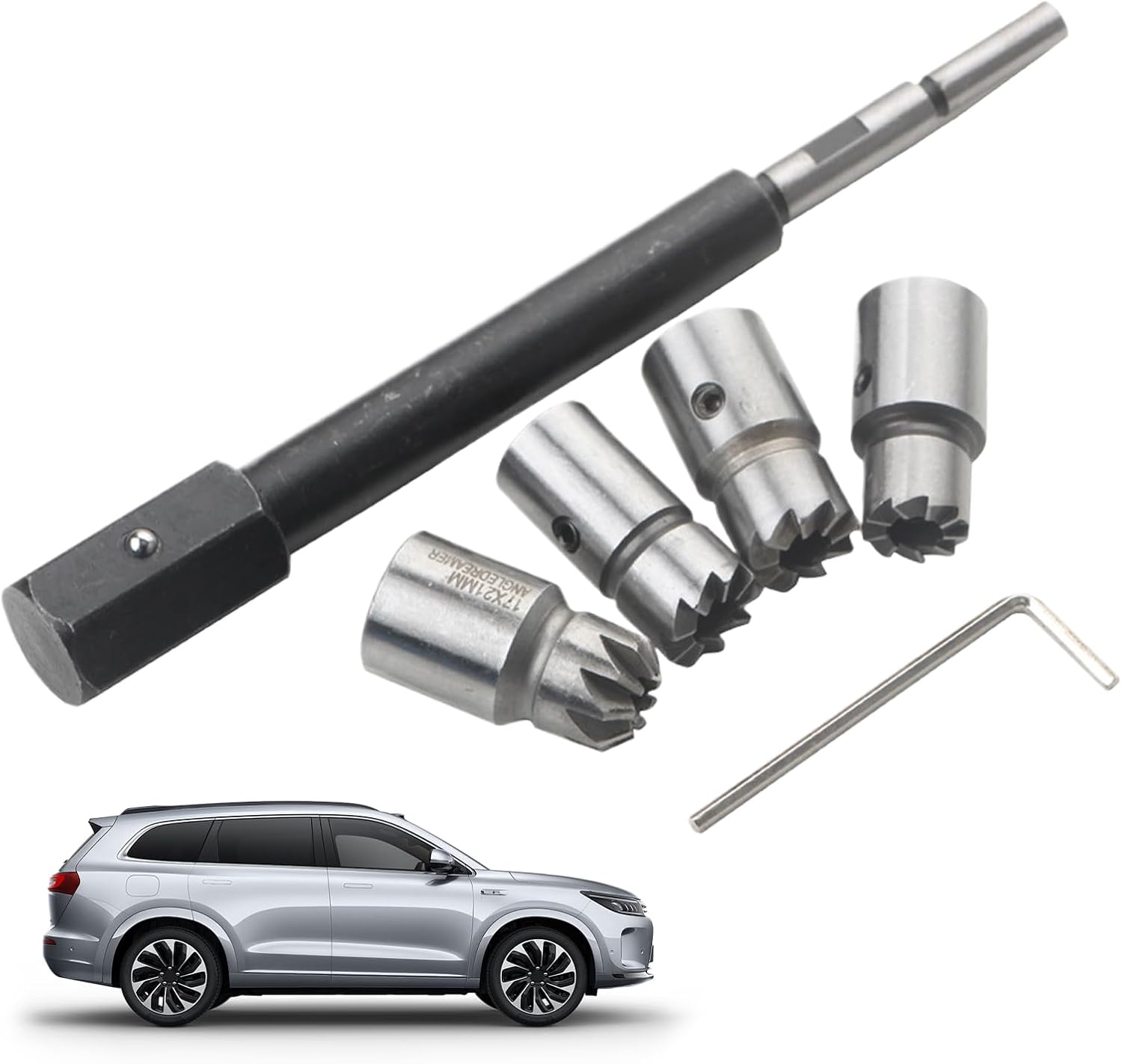 Injector Cleaner Tool – 6-Piece Precision Seat Cleaning Kit with Reamers for Engine Maintenance | Automotive Equipment for Marine, Car, Racing, Lawnmower, Vehicle Tune-Up, Port Restoration