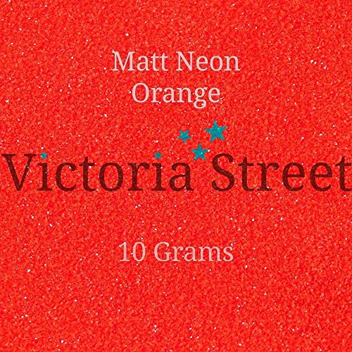 Victoria Street Glitter - Neon Matte Orange - Fine 0.008 / 0.2mm (Tangerine)[100 Grams]