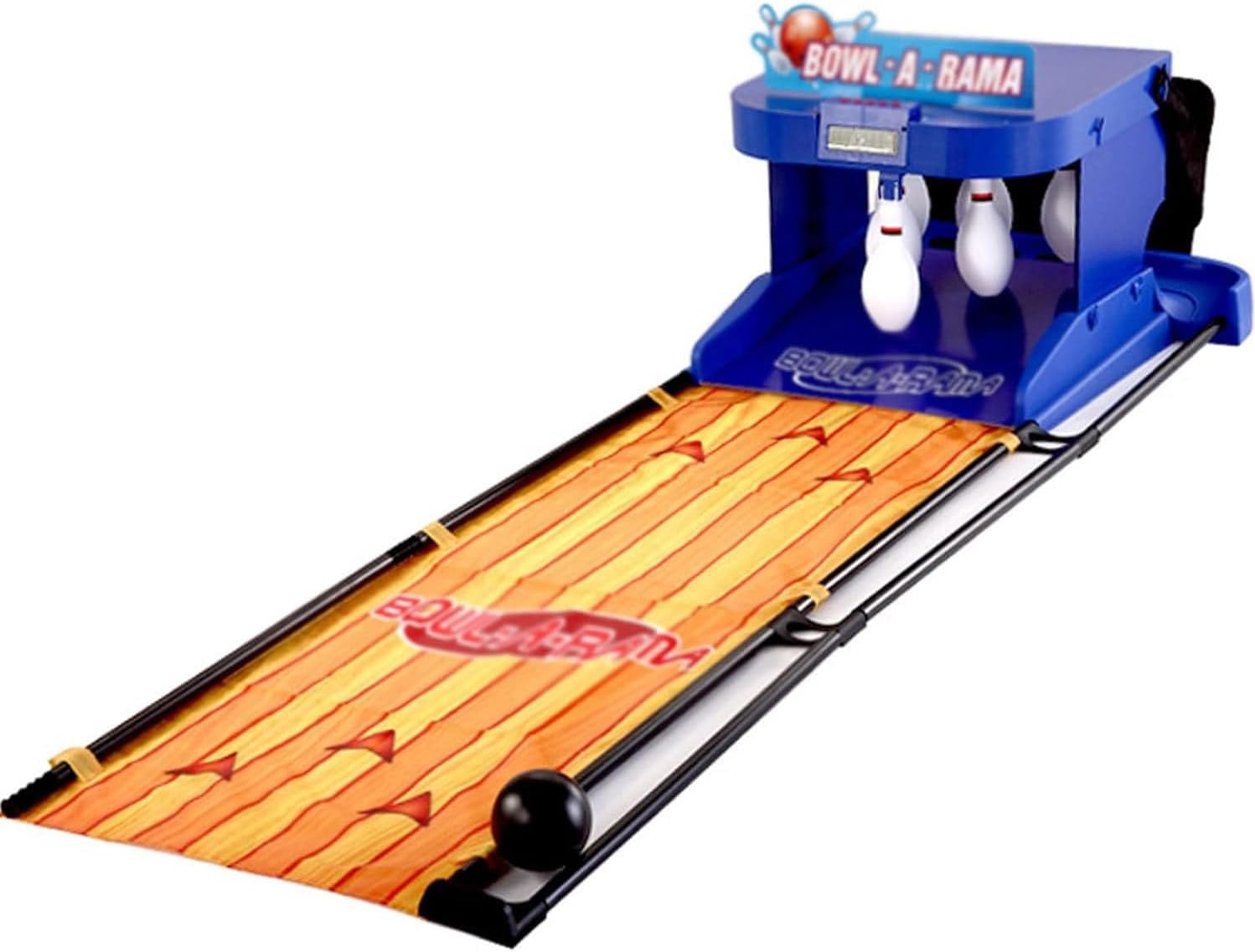 Indoor Bowling Game with LED Scoreboard, Automatic Reset, Lights and Simulated Sound Effects, Suitable for Family Play with Child, 3.5m/11ft