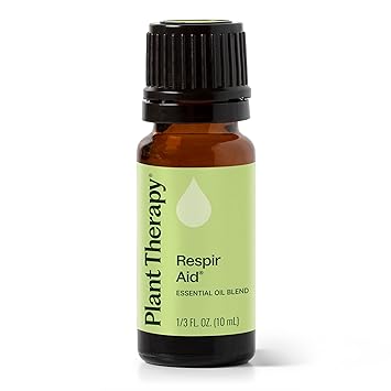 Plant Therapy Respir Aid Essential Oil Blend, 10 mL (1/3