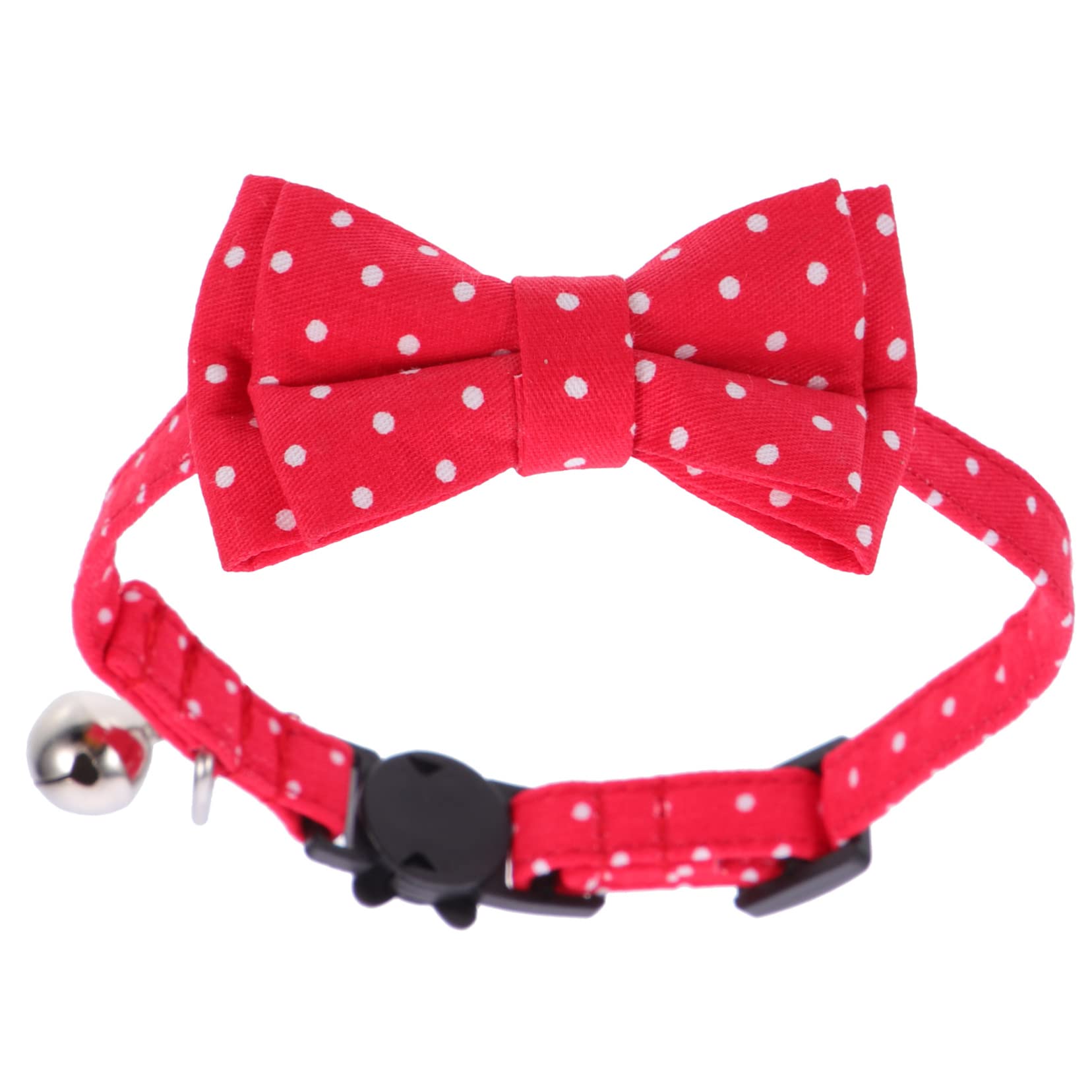 Sosoport 5stücke Verstellbarer Hundehalsband Mit Abnehmbarem Fliegen-Design Und Glöckchen Für Kleine Hunde Und Katzen Aus Hochwertiger Für Feste Und Tägliches Tragen