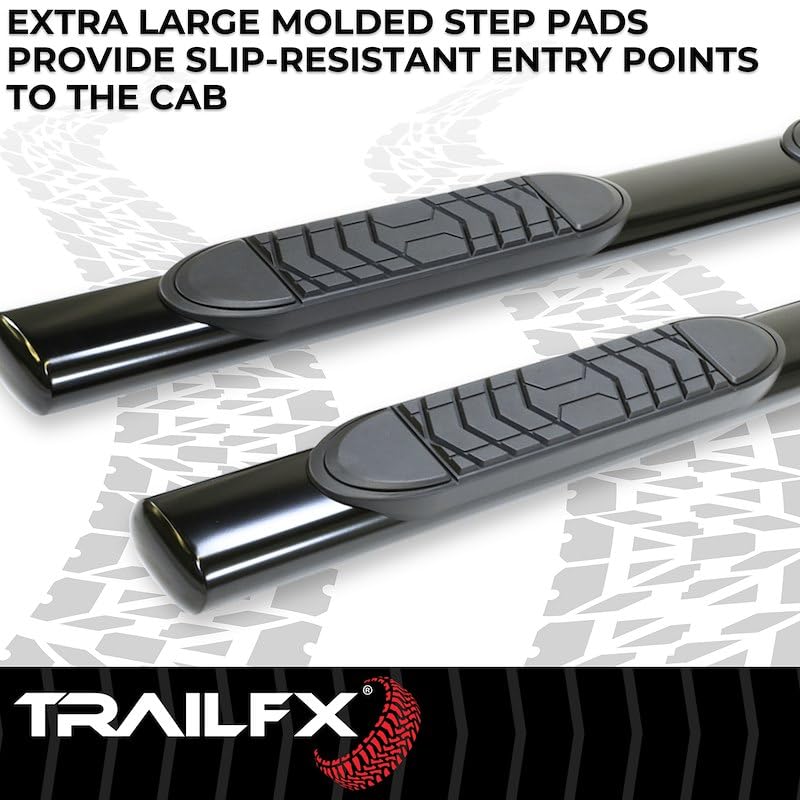 Estribos ovalados de 5 pulgadas TrailFX para Ram 1500 miniatura 4
