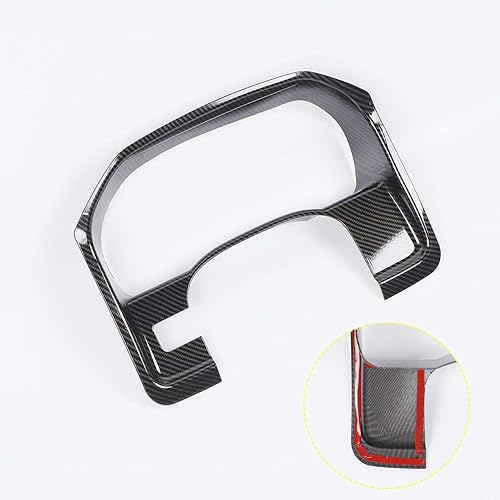 Miniatura 2 de Voodonala Para Chevy Silverado GMC Sierra 2010-2017 tablero tablero consola Fascia Instrumento Gauge Cluster Trim Interior Accesorios ABS Fibra de