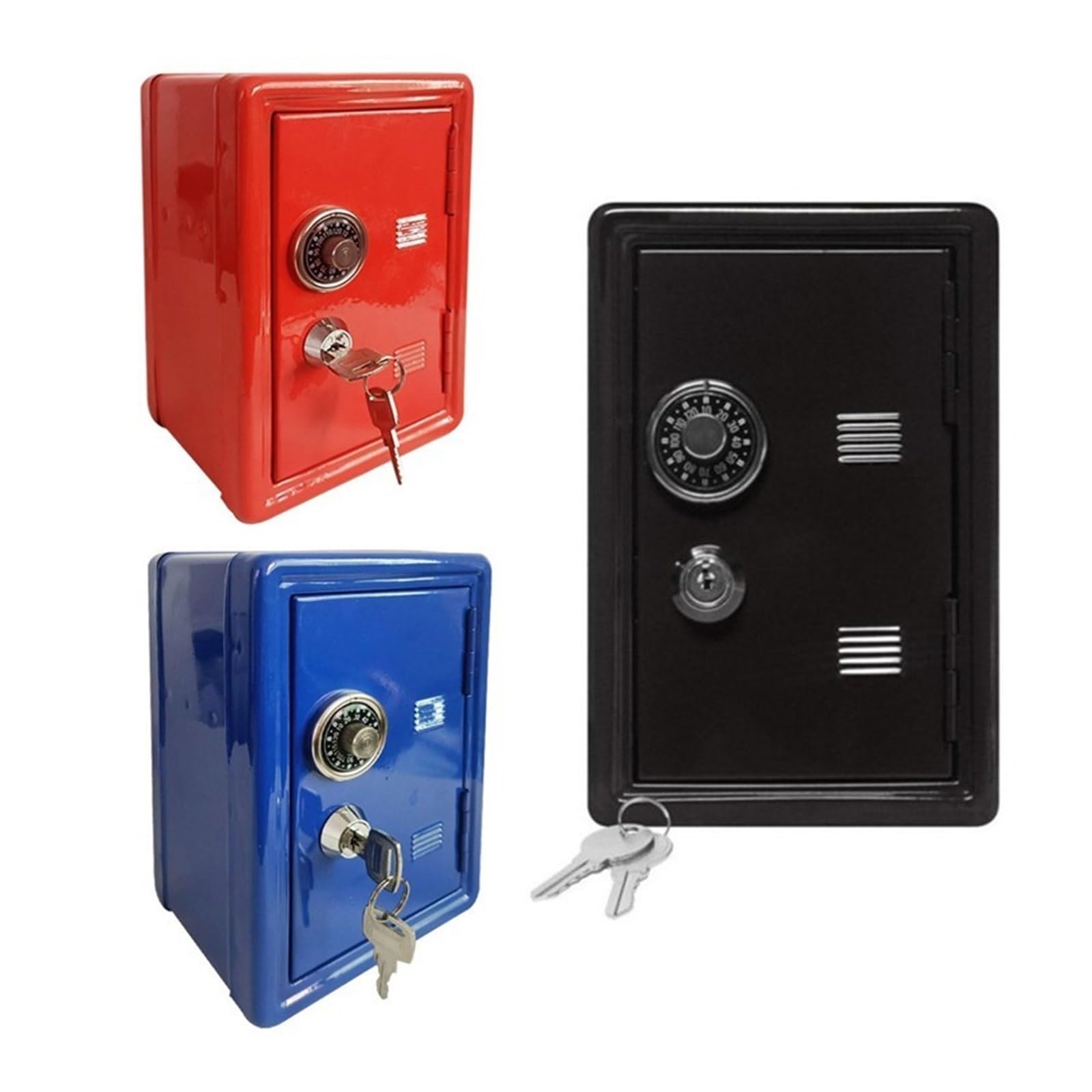 Mini Cassaforte YOBRO Con Serratura E Magneti - Armadietto In Ferro Per Scrivania, Camera, Ufficio - Foto 4