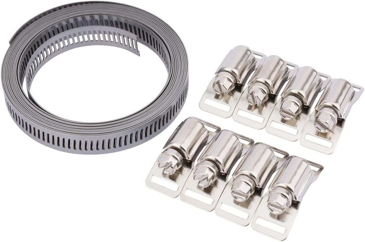 Draper 55592 Wide Hose Clamp Set, 12mm,Blue